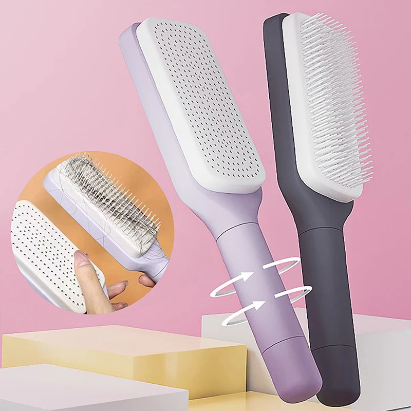 Self-Cleaning Luxury HairbrushTM